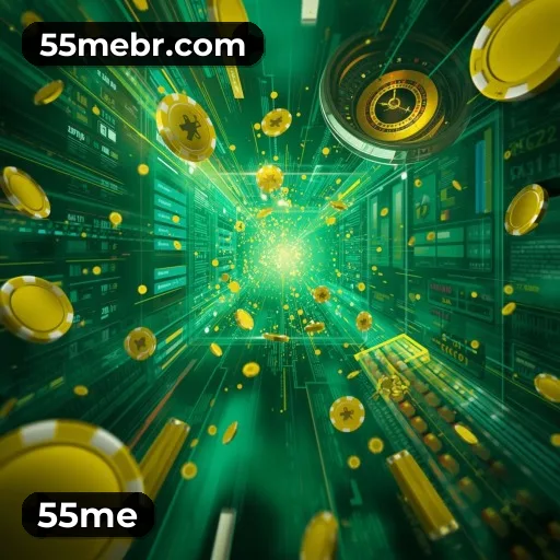 Catálogo 55me com mais de 3.100 jogos — Pragmatic Play, Evolution, NetEnt e fornecedores certificados