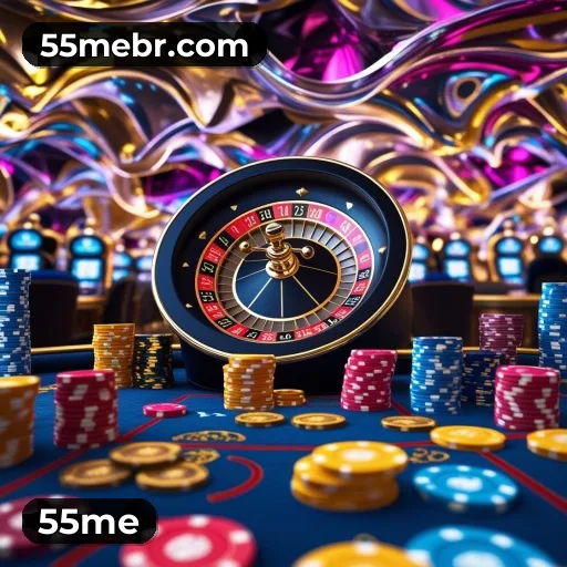 Catálogo 55me com mais de 3.100 jogos — Pragmatic Play, Evolution, NetEnt e fornecedores certificados